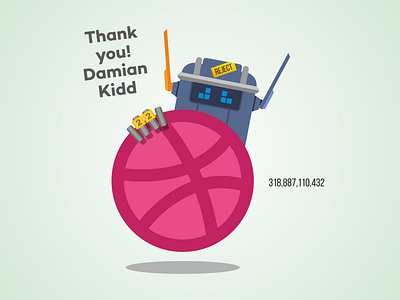 Dribbble Thanks