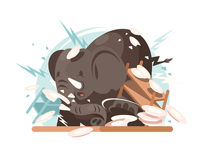 Bull In A China Shop designs, themes, templates and downloadable graphic  elements on Dribbble