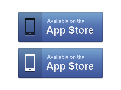 Download App app appstore big button blue button iphone