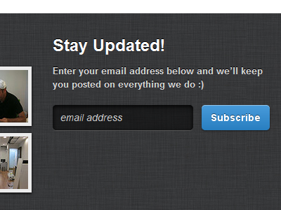 Subscribe black blue button form inset newsletter subscribe