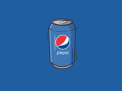 Illustrated Pepsi Can design illustration pepsi