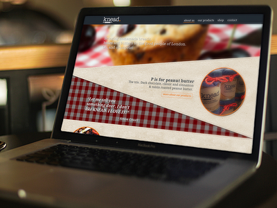 Knead Baking Website bakery consumer ecommerce front end startup ui design ux design web design website