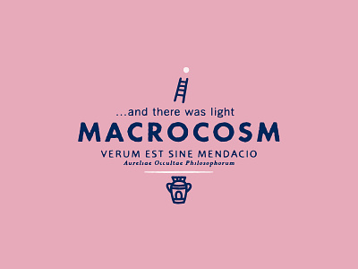 Macrocosm branding deus font logo mystic sans serif signpainter signpainting type typography vintage