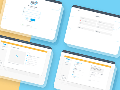 UX UI Design in colaboración with Full Time Force app branding design graphic design ui ux