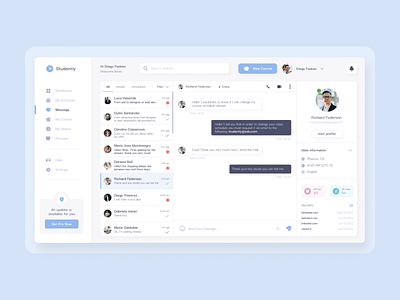 Message - UX by Diego Fonken on Dribbble