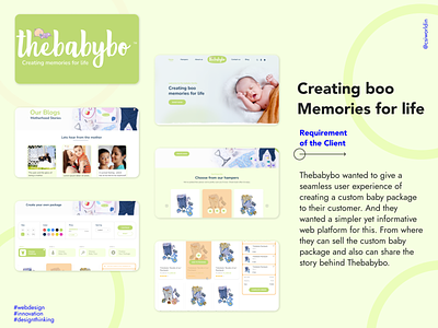 Baby product ecommerce website platform branding design ecommerce fignma illustrator ui ux web design website design