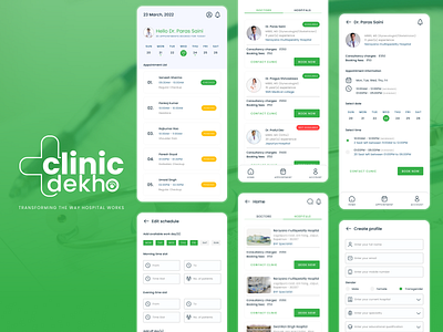 Online Doctor and Hospital Booking App (Doctor Appointment App) app clean design doctor fignma health hospital medical medicine mobile app ui ux