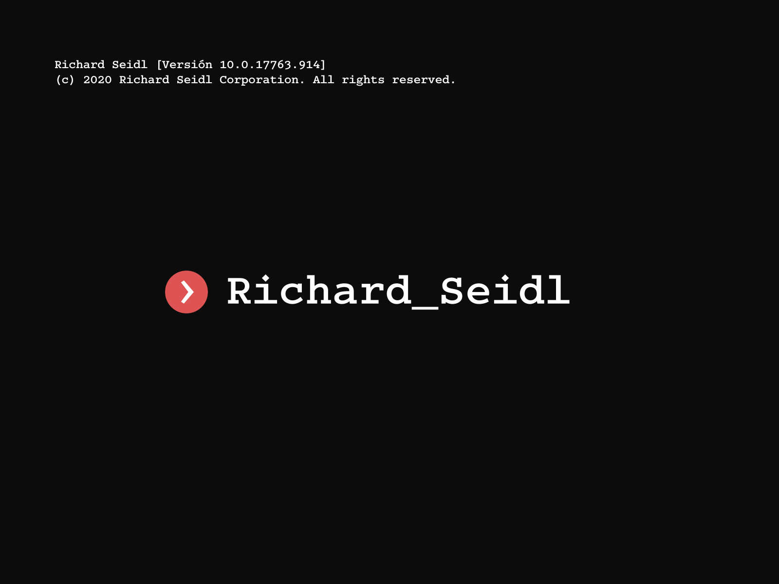 Richard Seidl code dos logo programmer tech