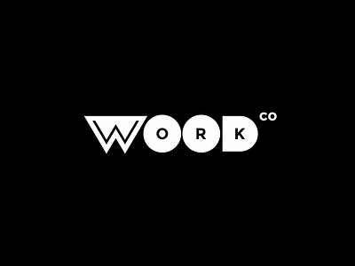 Wood Work coworking logo wood work