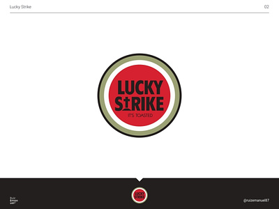 02. Lucky Strike logo logo design logos logotype lucky strike