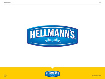 05. Hellmann's hellmanns logo logo design logos logotype