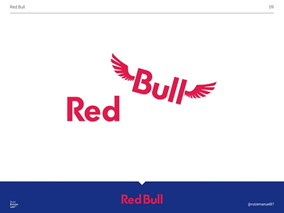 09. Red Bull logo logo design logos logotype redbull