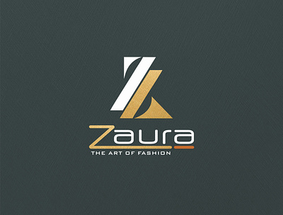 Zaura logo artist branding design fashion design fashion logo icon illustration logo typogaphy