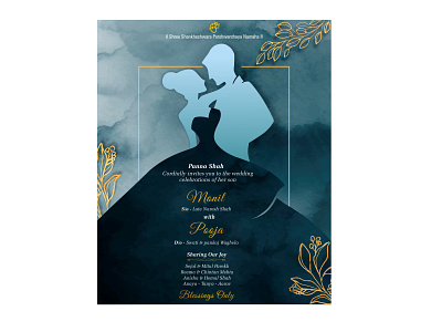 Wedding card invitation design