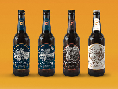 BrewDivision beer branding brewery identity mark packaging