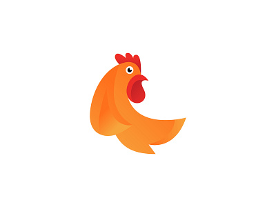 Chicken Logo branding design icon illustration illustrator logo minimal