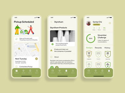 RECO: Recycling Made Easy app branding case study design mobile ui ux design ux research