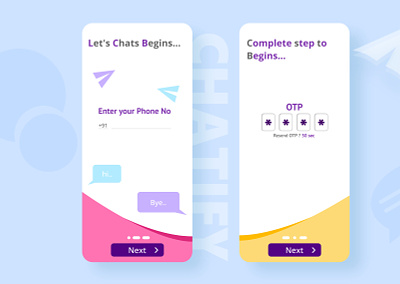 Messaging App Login Screen UI blue colour ui chat chat app chatify cool ui login login page ui login ui login uo message app messaging app sign up page sign up page ui ui