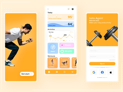 Fitness App UI