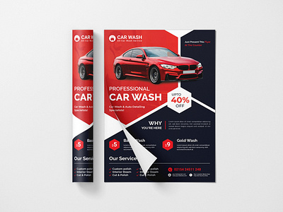 Car Service Flyer Template by workclan24 on Dribbble