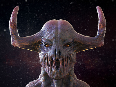 Alien Creature 3d creature sci fi sculpting zbrush