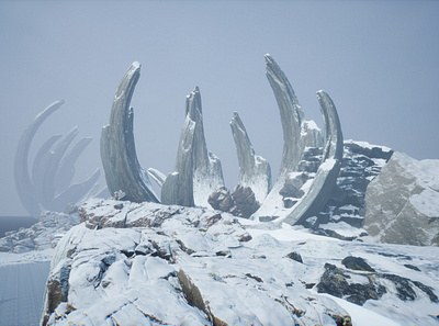 Snow Environment - UE5 environment game sci fi ue5 unreal engine