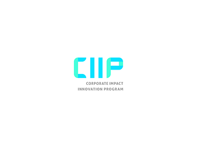 CIIP - Corporate Impact Innovation Program branding design logo