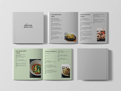 Menu Card Design publication typography