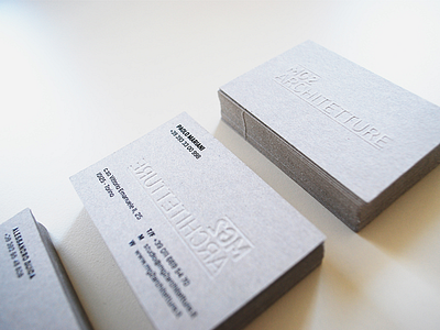 MG2 Architetture - business card