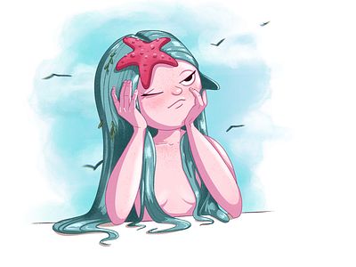 Little Mermaid characterdesign design illustration illustrator mermaid