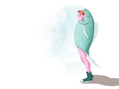 Provocative characterdesign design illustration illustrator mermaid procreate