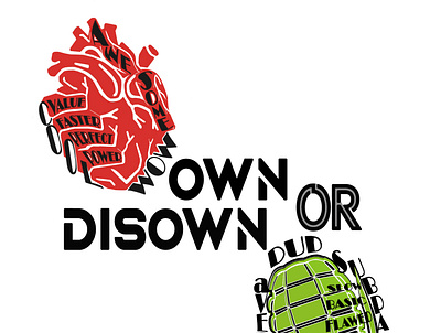 OWN/DIOWN design illustration logo