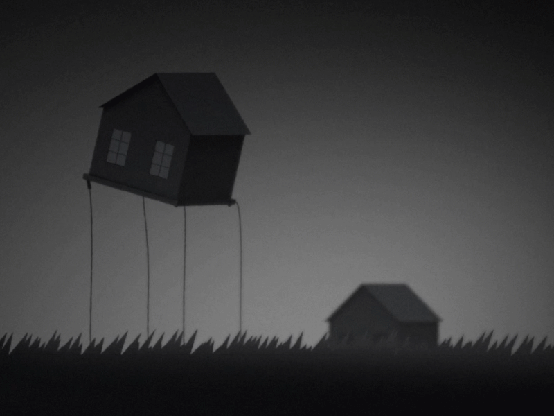 Root 3d animation concept dark design gif house motion motiondesign