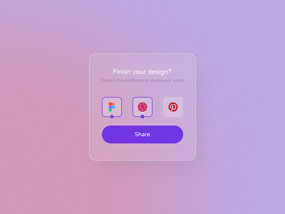 Daily UI 010 - Social Share