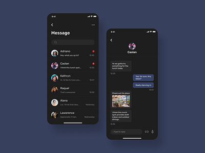 Daily UI 013 - Direct Messaging