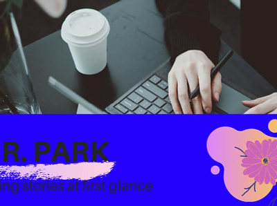 Mr. Park's business card. branding business card graphic design