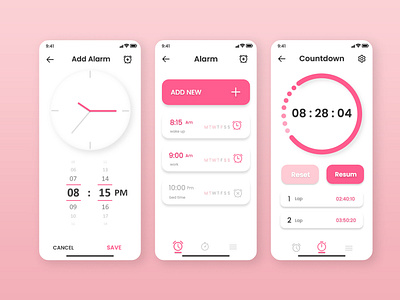 Clock App Design