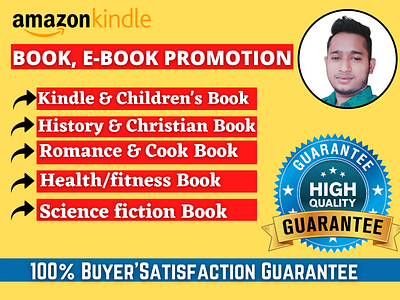 I will do amazon kindle book promotion and ebook marketing, book