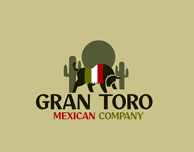 mexican logo adobe illustrator adobe photoshop desert gesign graphic graphicdesign logo logo design mexico toro