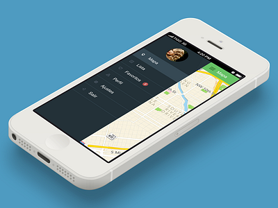 Citysomething for iOS ideaware ios menu sidebar