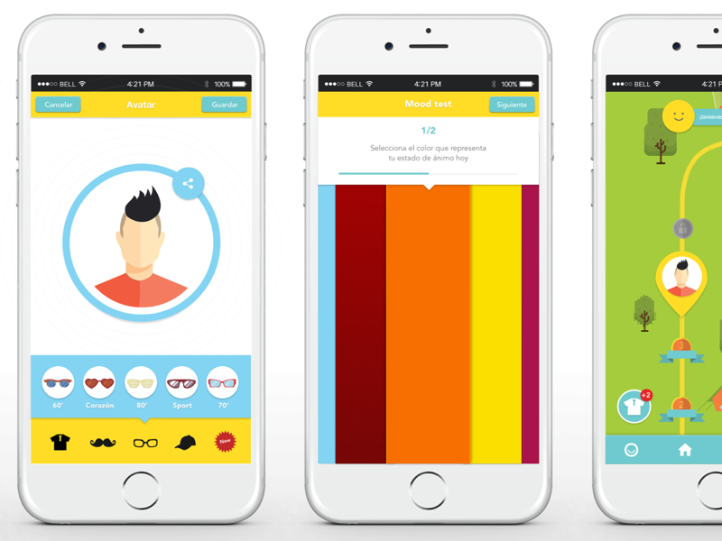 Mood App 2 ios8 psychology app mood ios