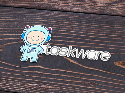 New logo and mascot for taskware app logo project management task tasks web