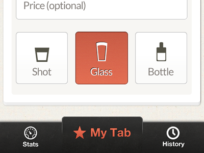 Add Drink app drink ideaware ios iphone list