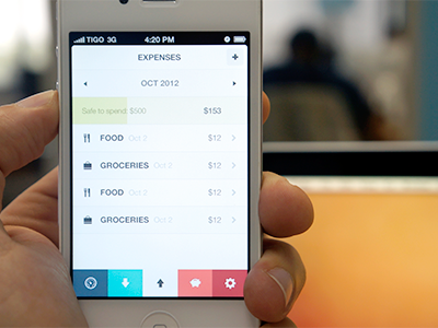 Personal Expenses app finance ideaware ios minimalist