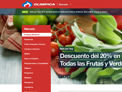 Olimpica Redesign ecommerce ideaware responsive supermarket