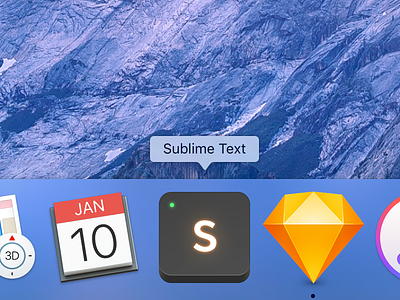 Sublime Text Icon icon mac sublime