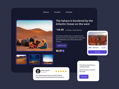 Sahara web concept design dribbble ui design vector web website design wordpress