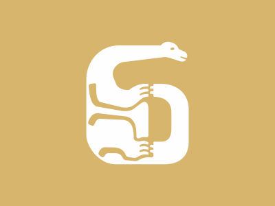 B Sign brontosaurus dinosaur diplodocus letterb logo logotype sign