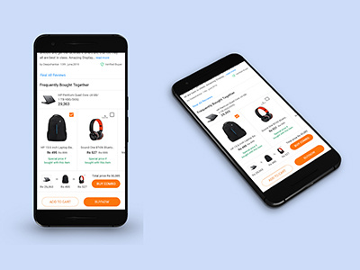 Product Detail Page Combo Feature Design ecommerce ui ux