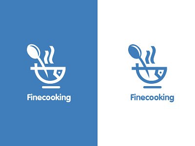 Finecooking app icon graphic logo ui